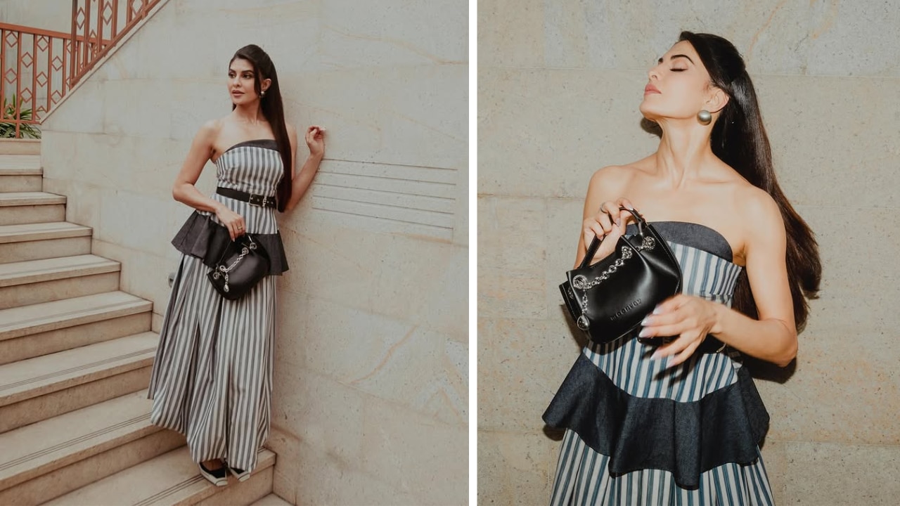Jacqueline Fernandez complements her outfit with