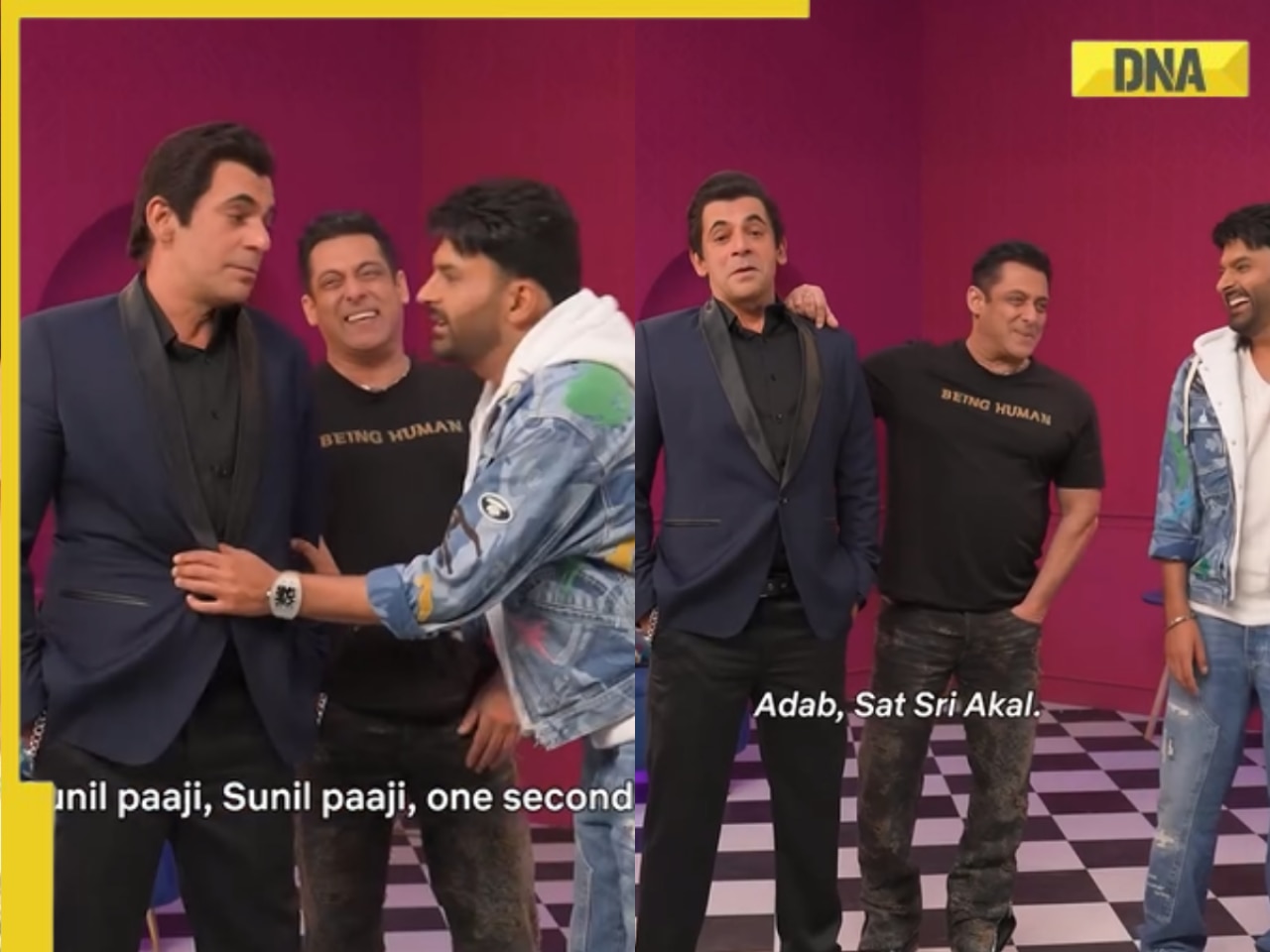 Viral video: Salman Khan reacts to Sunil Grover's mimicry on him, Kapil Sharma asks superstar 'aapne kabhi itna attitude...', netizens react