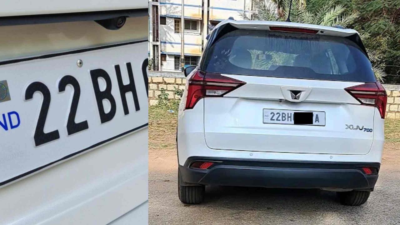 BH Numbet plate cost