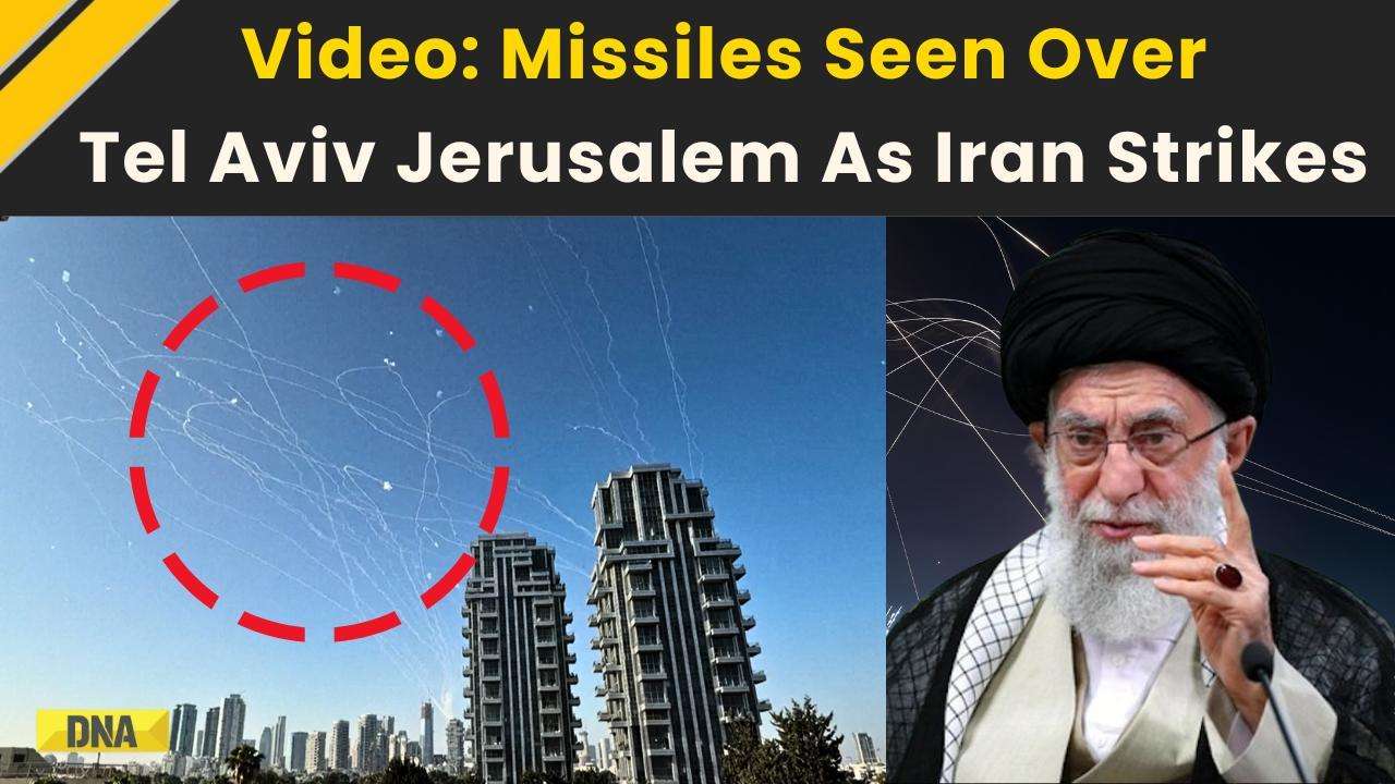 Israel Iran News: Tel Aviv, Jerusalem Hit As Iran Launches Missile Barrage | Iran Israel News