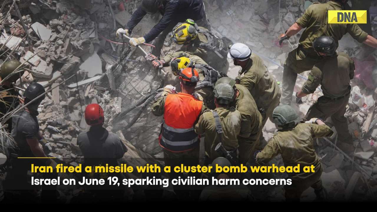 Iran Israel News: What Is A Cluster Bomb? Banned By Many, Allegedly Used By Iran | Israel Iran News