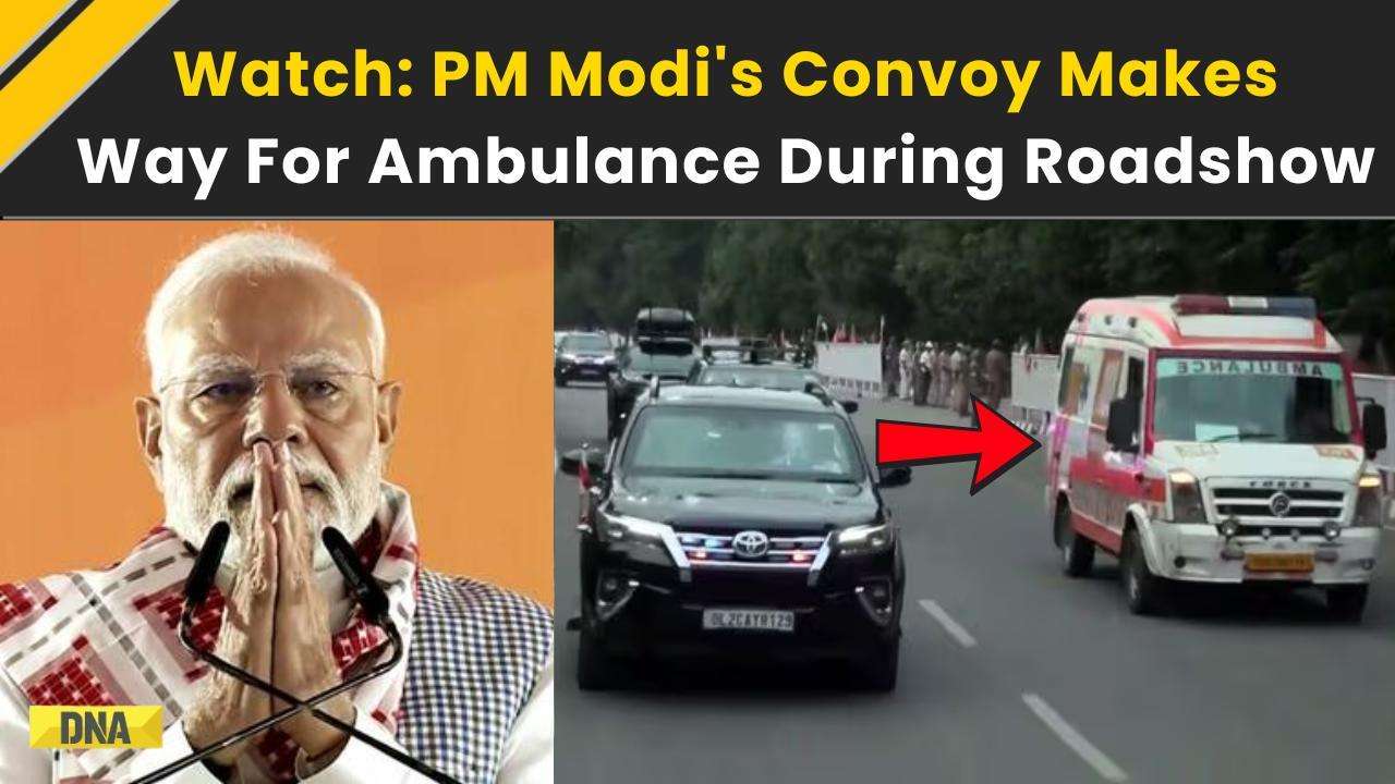 PM Modi News:  PM Modi's Convoy Makes Way For Ambulance During Odisha Roadshow | PM Modi In Odisha