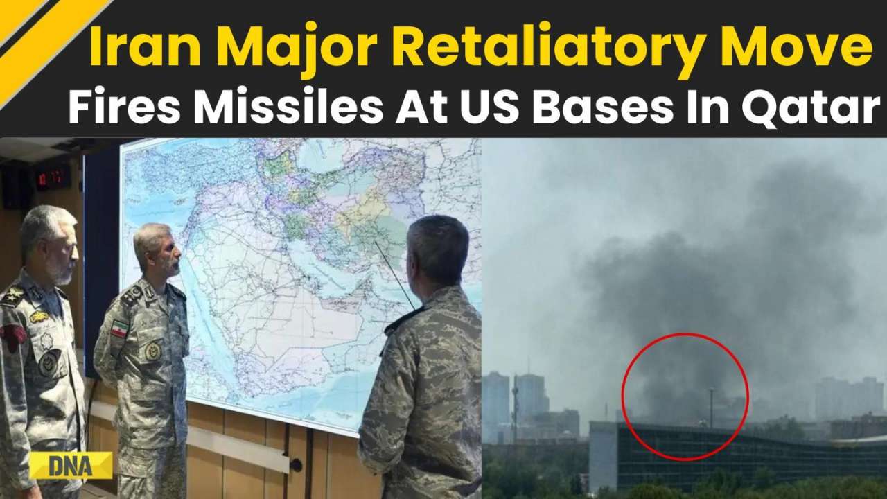Qatar News: Loud Explosions Heard; Iran Fires Missiles Towards US Base In Qatar I Israel Iran War