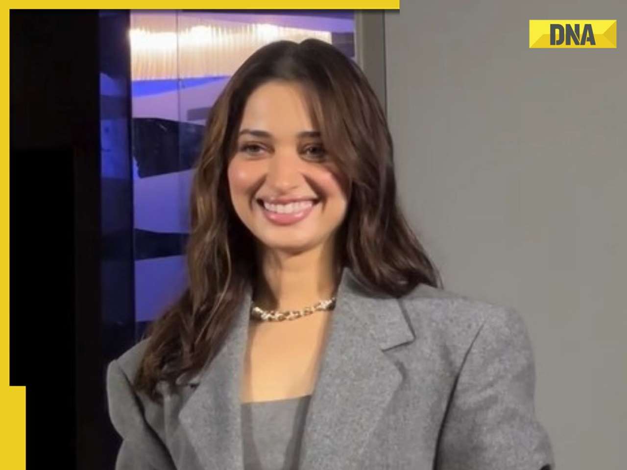 Tamannaah Bhatia exudes boss lady vibes in grey ensemble at Sitaare Zameen Par screening; SEE PICS