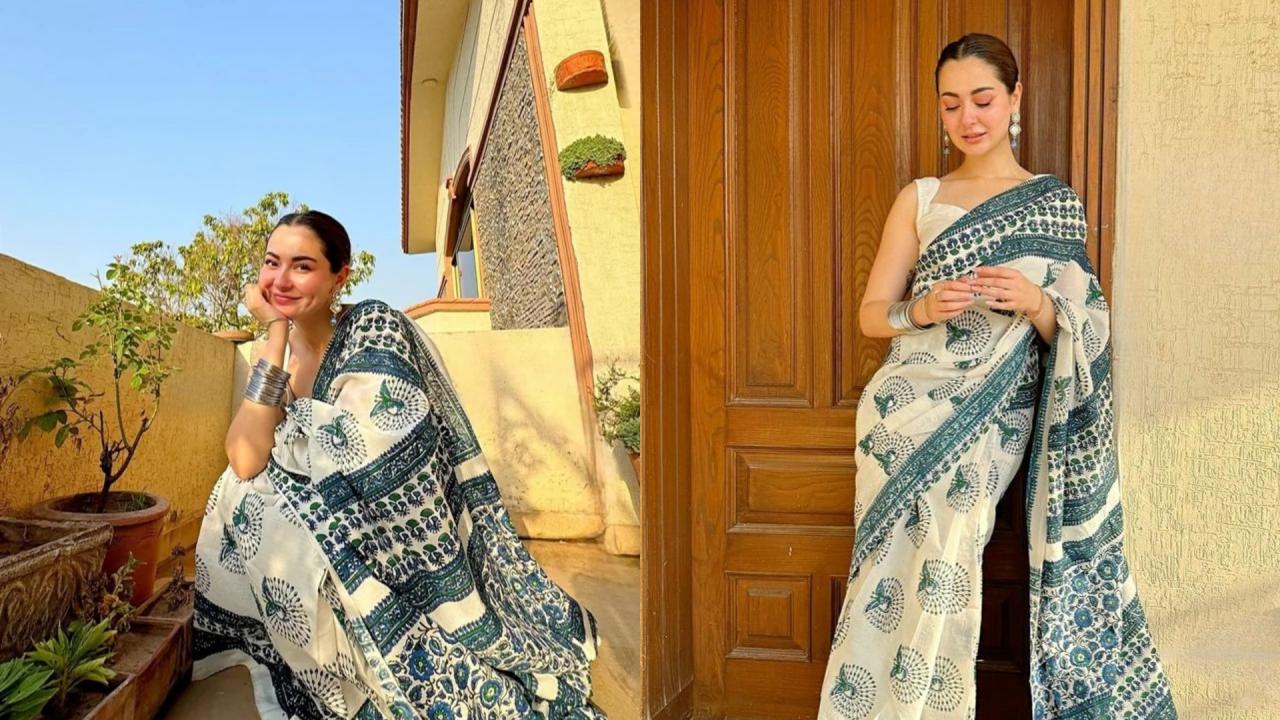Hania Aamir Cotton Saree