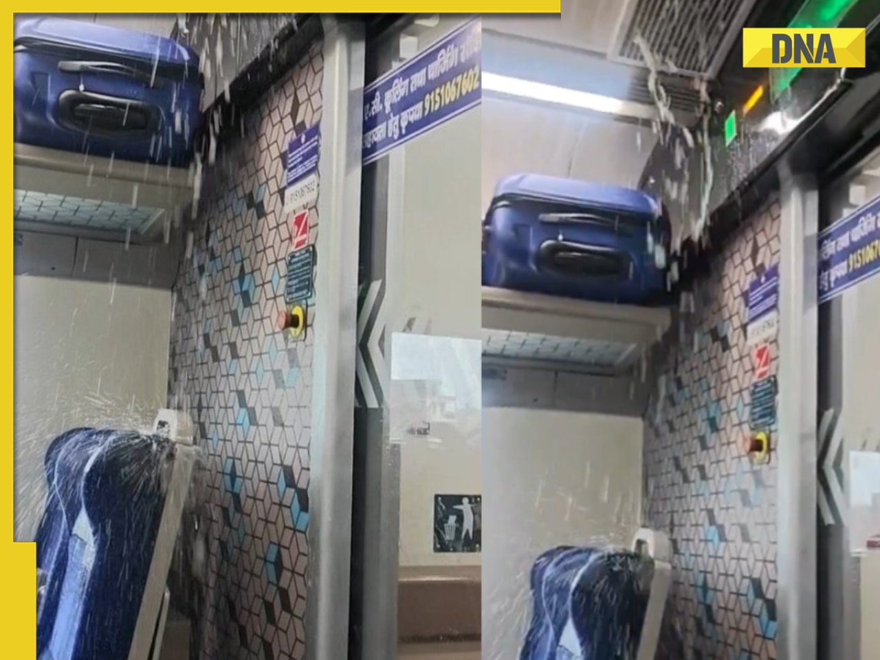 Viral: Varanasi-Delhi Vande Bharat Express water leakage video sparks outrage, Railways responds, watch