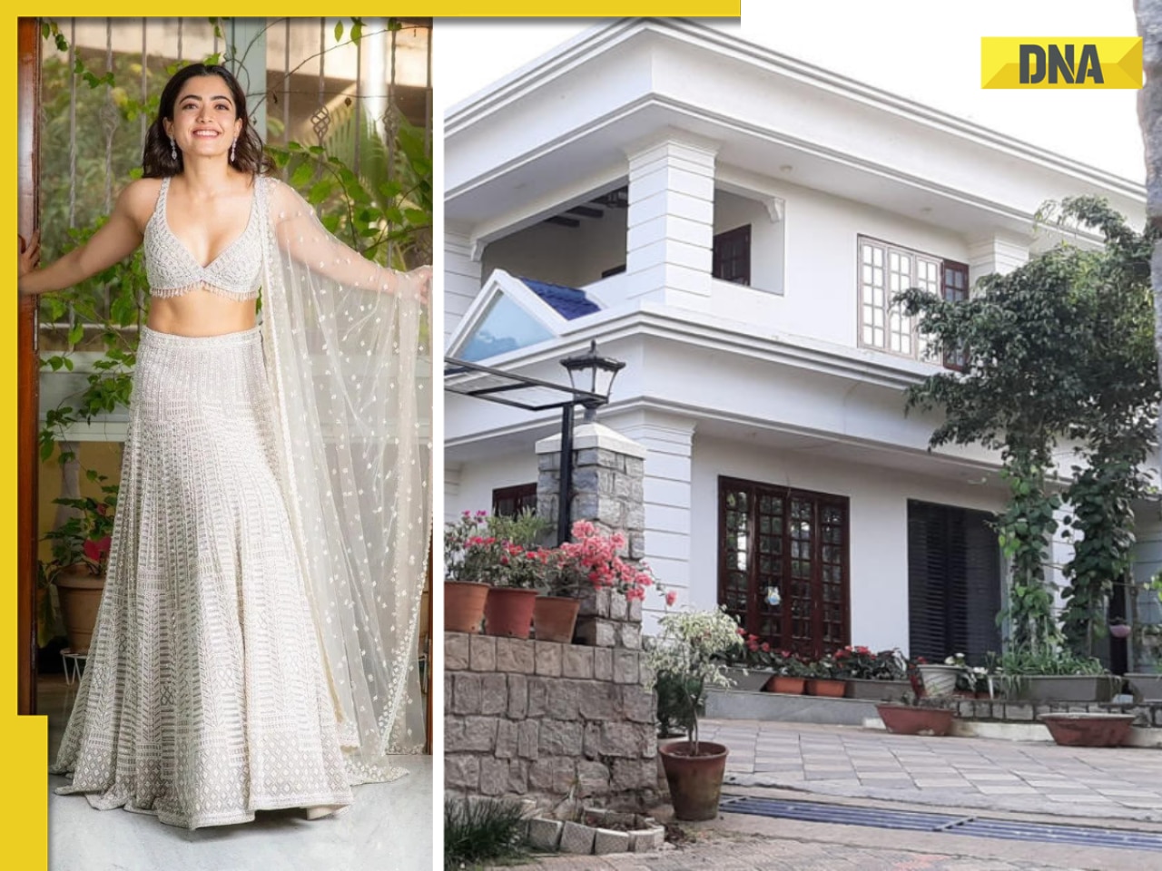 Step inside Rashmika Mandanna’s luxurious bungalow worth Rs…, has lavish front lawn, modern interiors, it is located in...