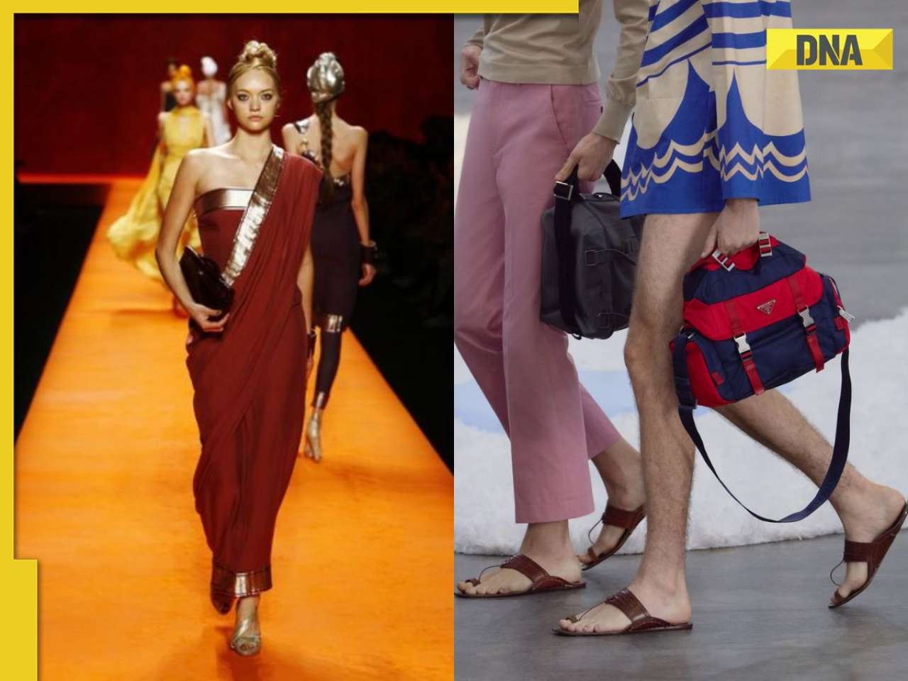 Prada’s Kolhapuri Chappals to Hermès’ Sari: 5 times global fashion brands took Indian style without giving credit