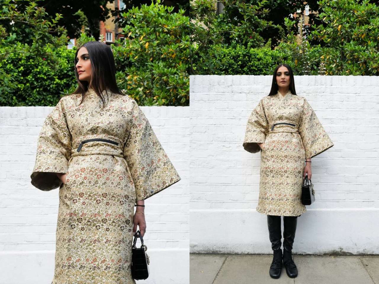 Dressed in Dior luxurious Pre-Fall 2025 collection