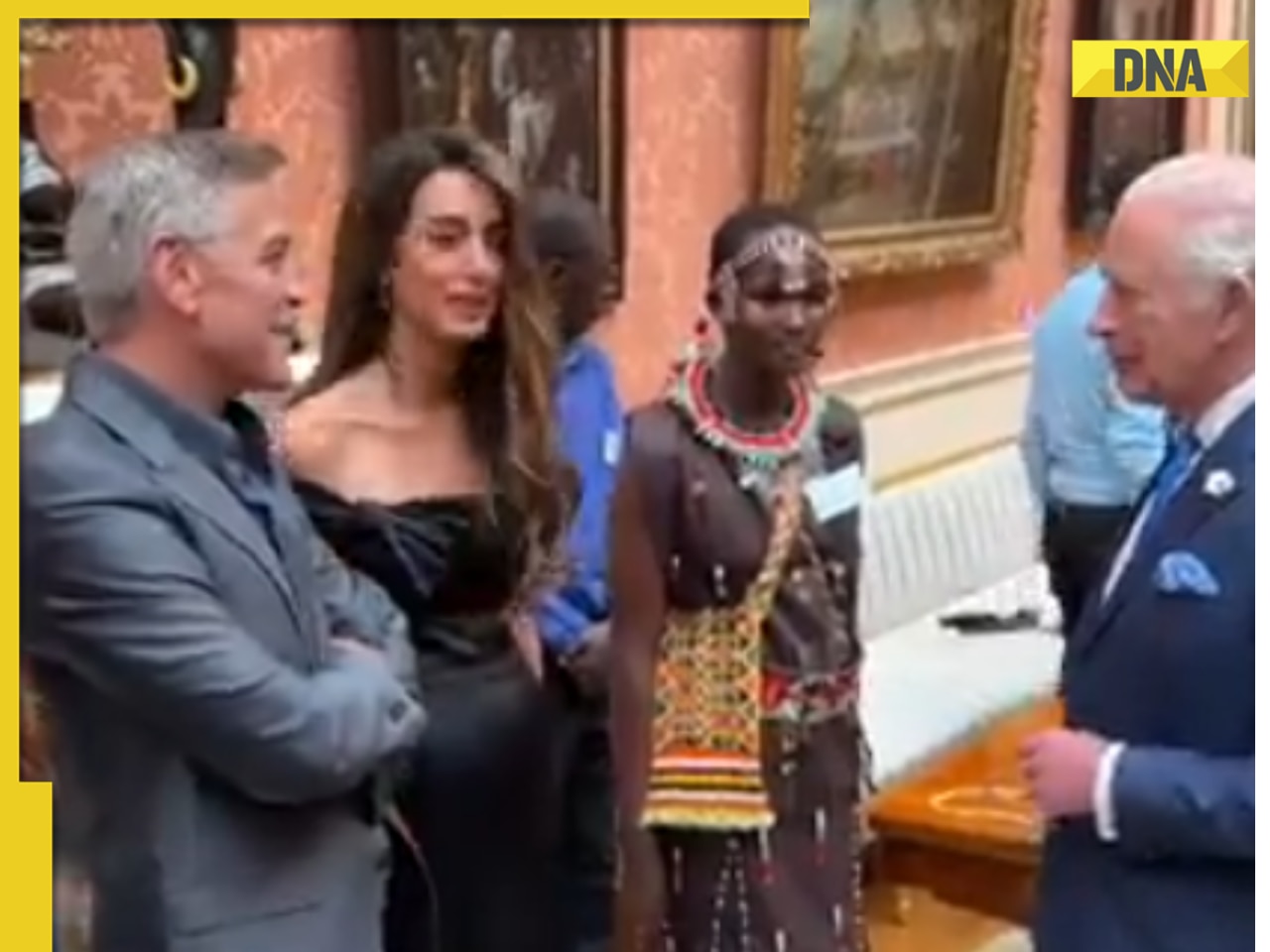 Why does George Clooney have...? Internet raises eyebrows over Hollywood actor's meet with King Charles at Buckingham Palace
