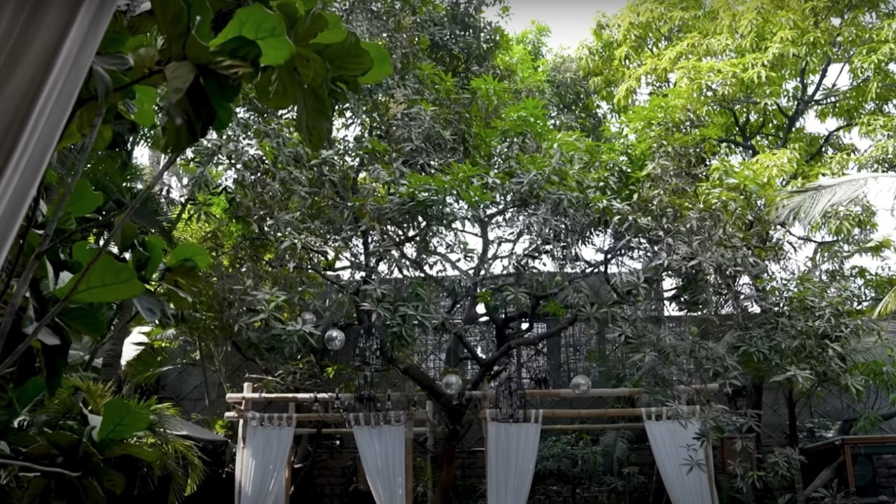 Rana Daggubati's ancestral home: Outdoor space