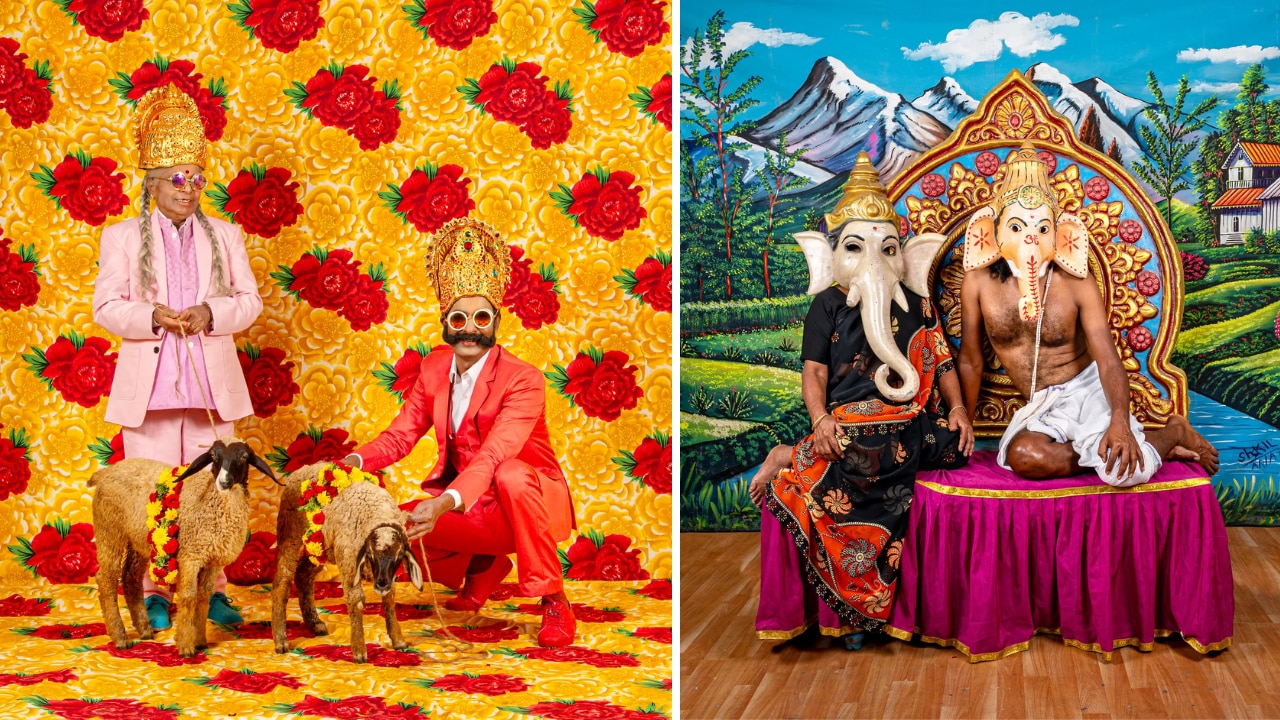 Cop Shiva created his own photo studio