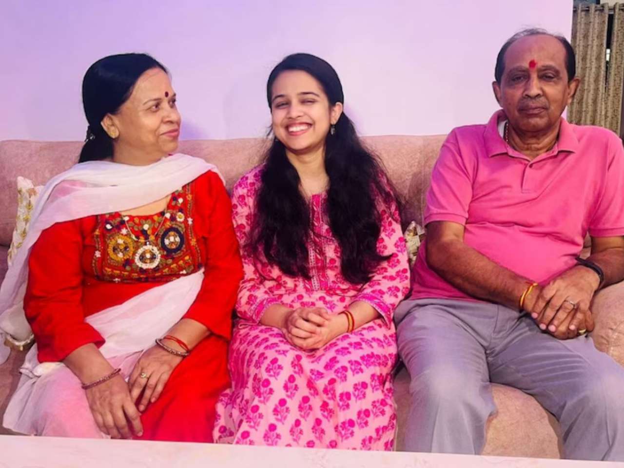 Meet her parents