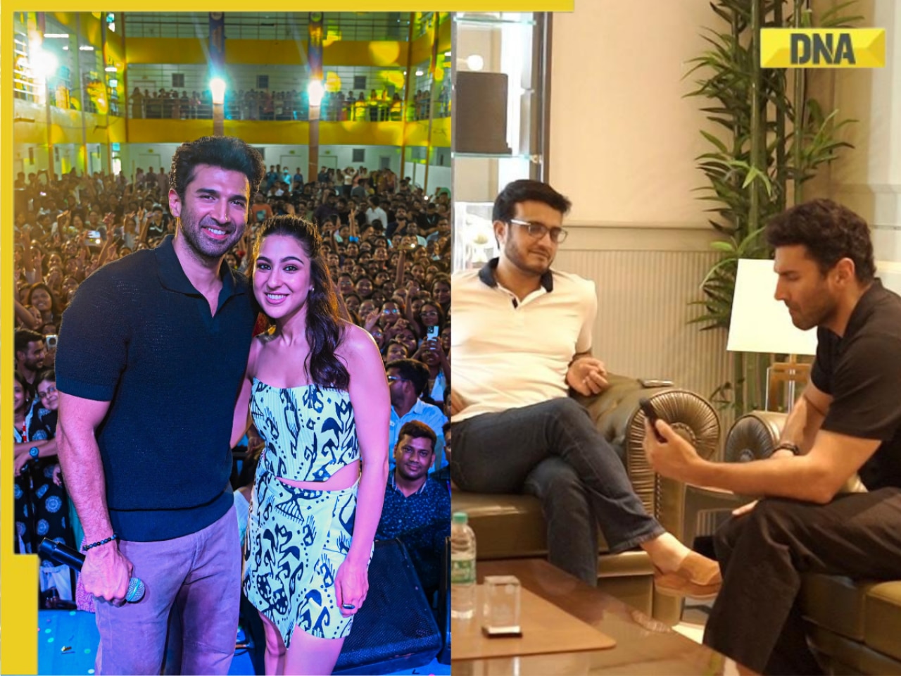 Metro In Dino: Sara Ali Khan, Aditya Roy Kapur paint Kolkata red with love, enjoy dinner at Sourav Ganguly's home - See viral pics