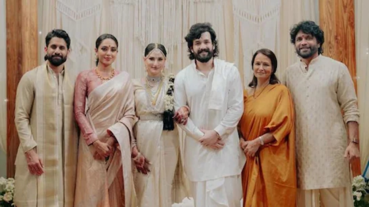 Akhil Akkineni and Zainab Ravdjee