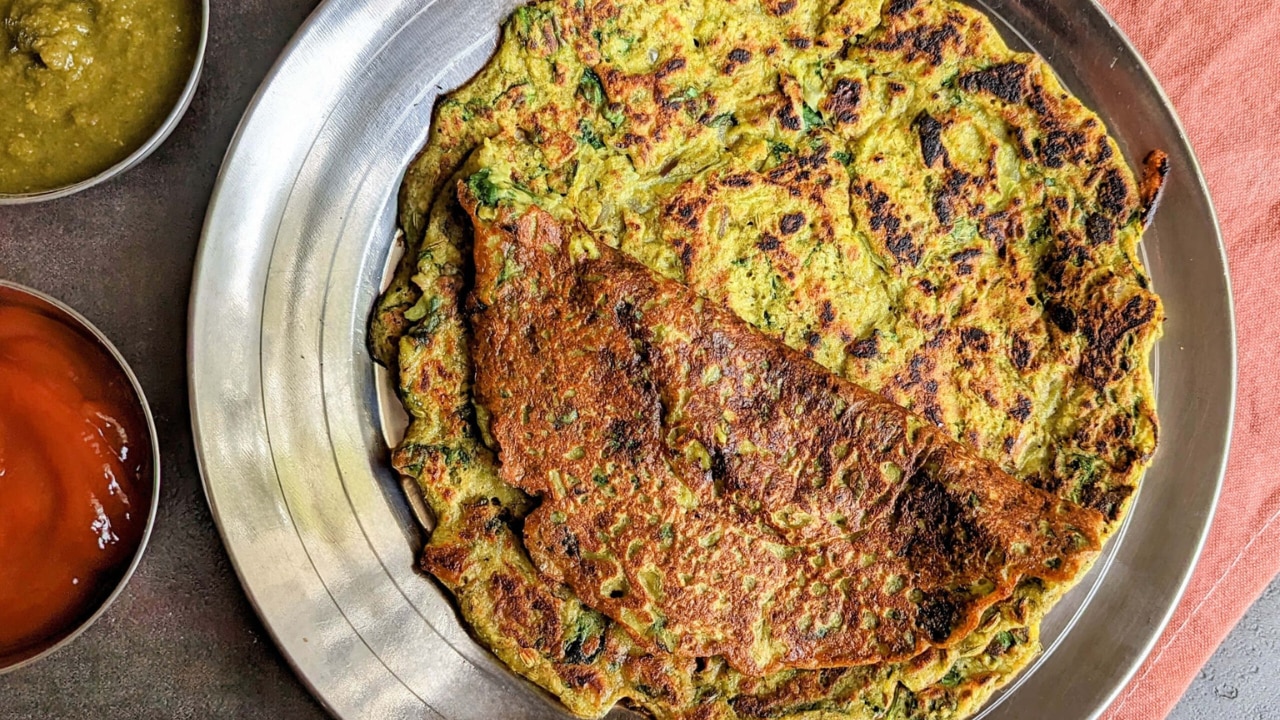 Moong dal chilla