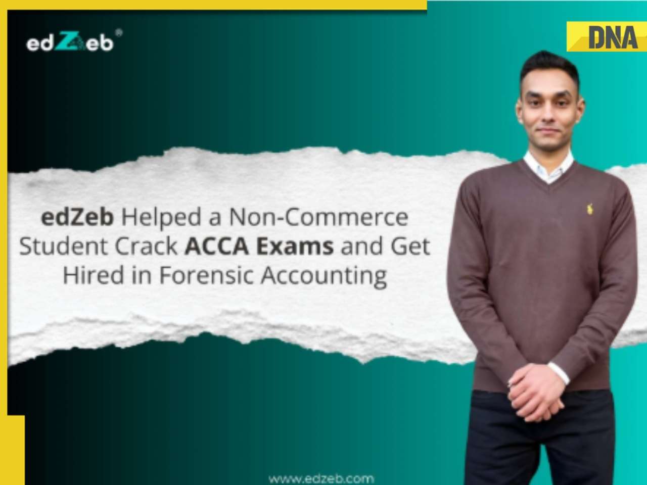 edZeb helped non-commerce student crack ACCA exams and get hired in forensic accounting