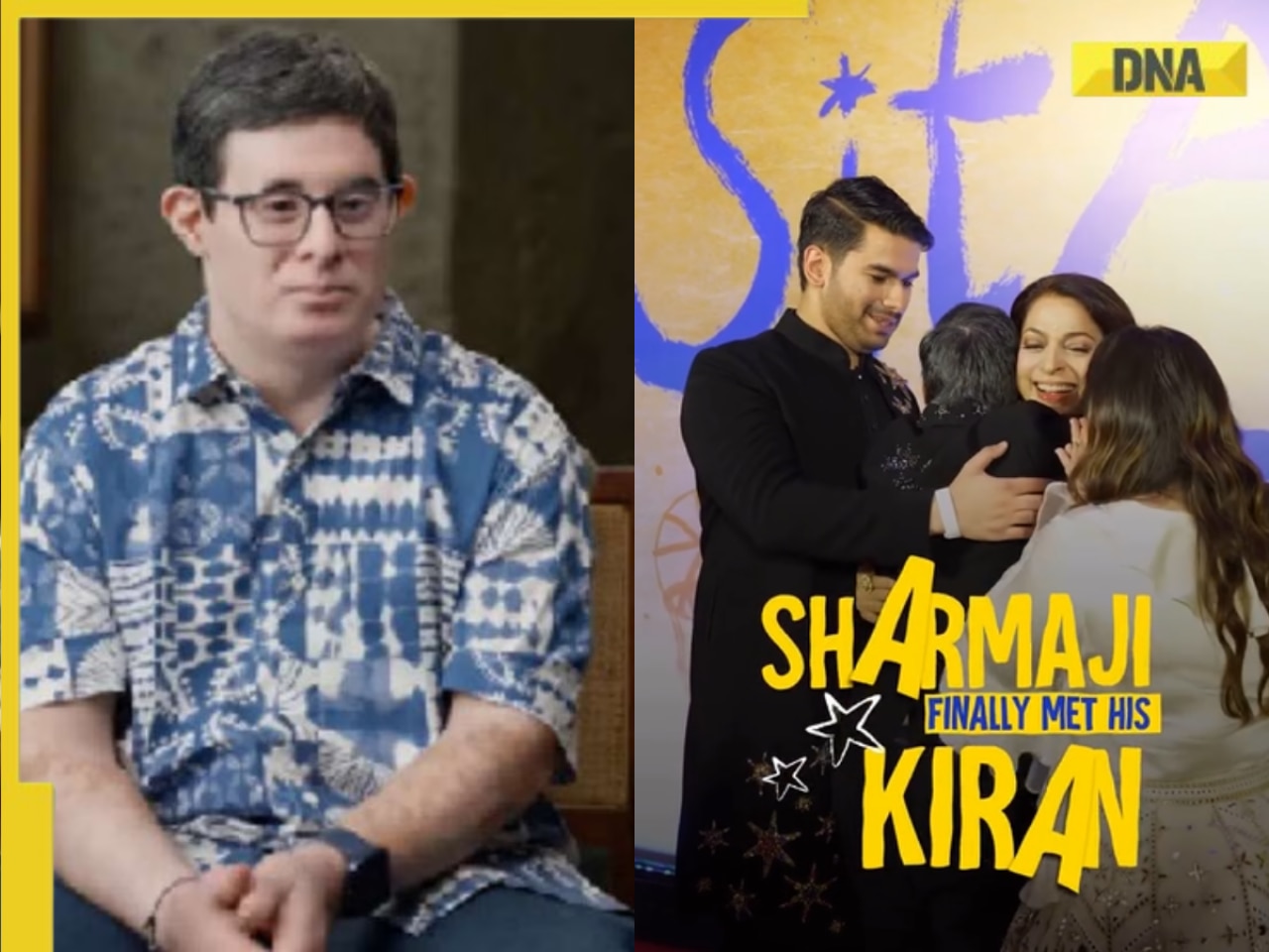 Viral video: Sitaare Zameen Par's Sharmaji meets his dream girl, Juhi Chawla at movie's screening, what he does next melts netizens' hearts