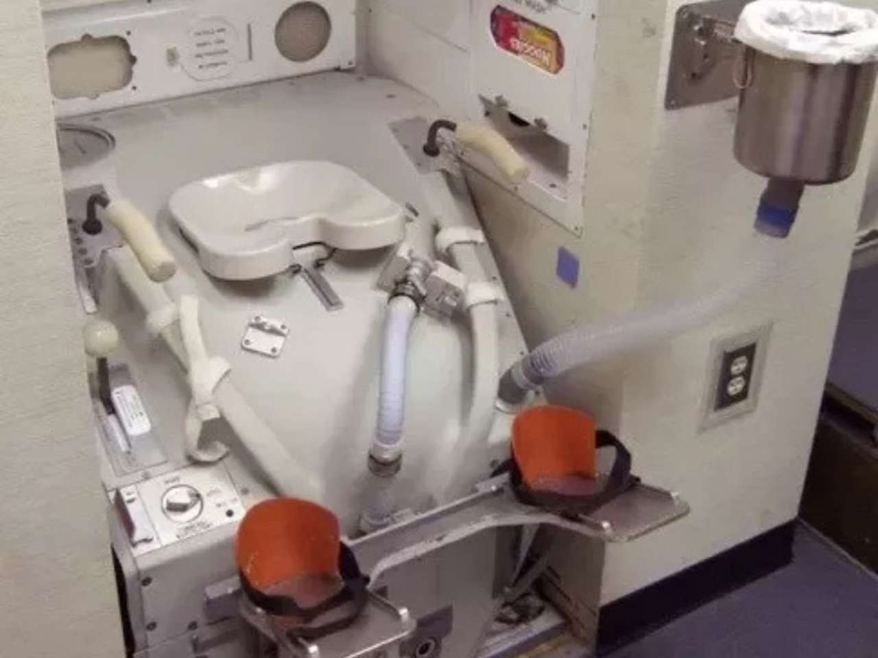 Astronauts can’t use a regular toilet