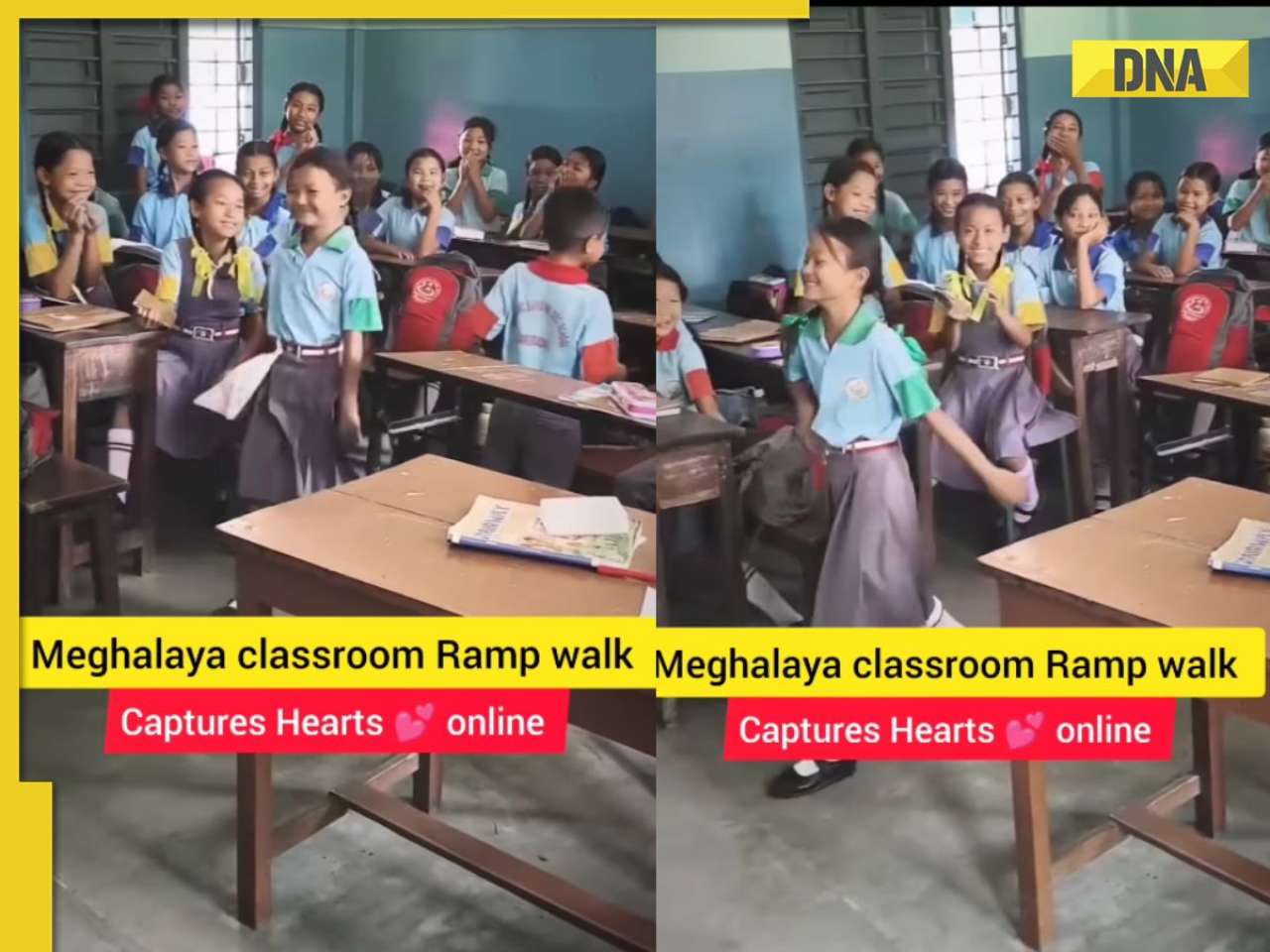 Little kids doing ramp walk in class is the cutest thing on internet today, WATCH