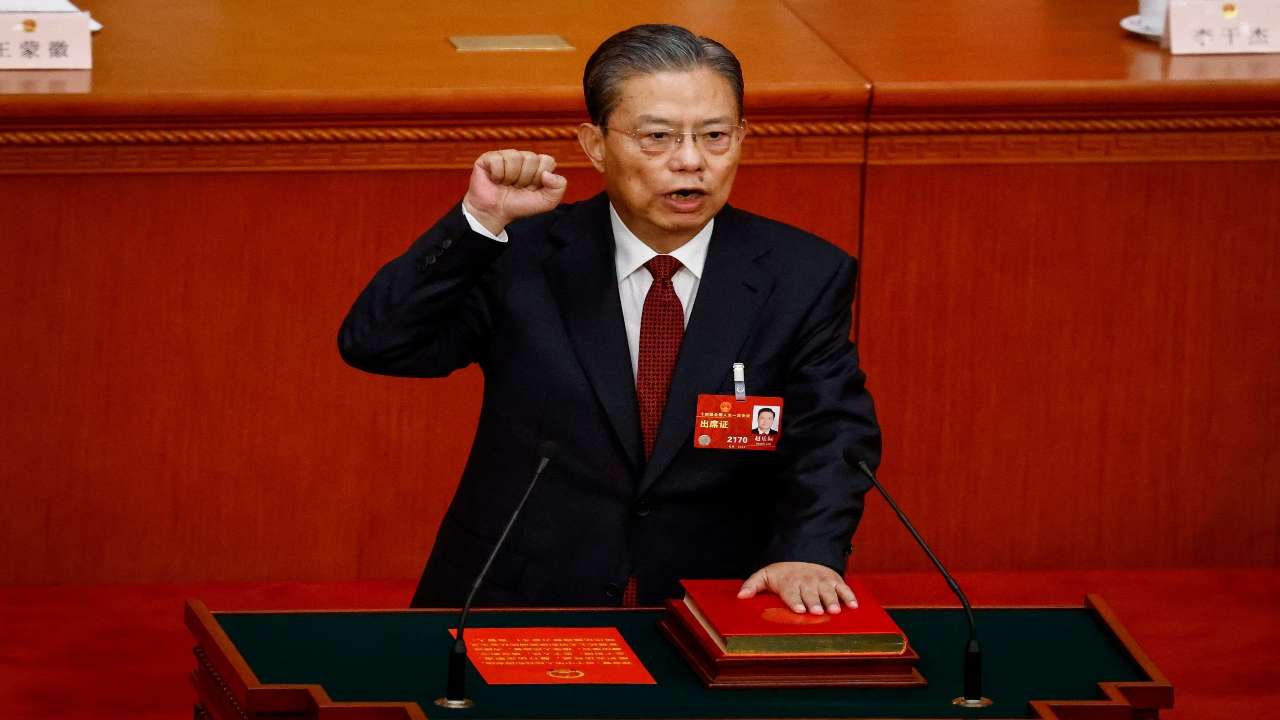 Zhao Leji, Chairman of the National People's Congress