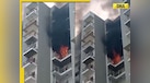 Delhi-NCR: Massive fire caused by AC blast at Greater Noida apartment, WATCH 