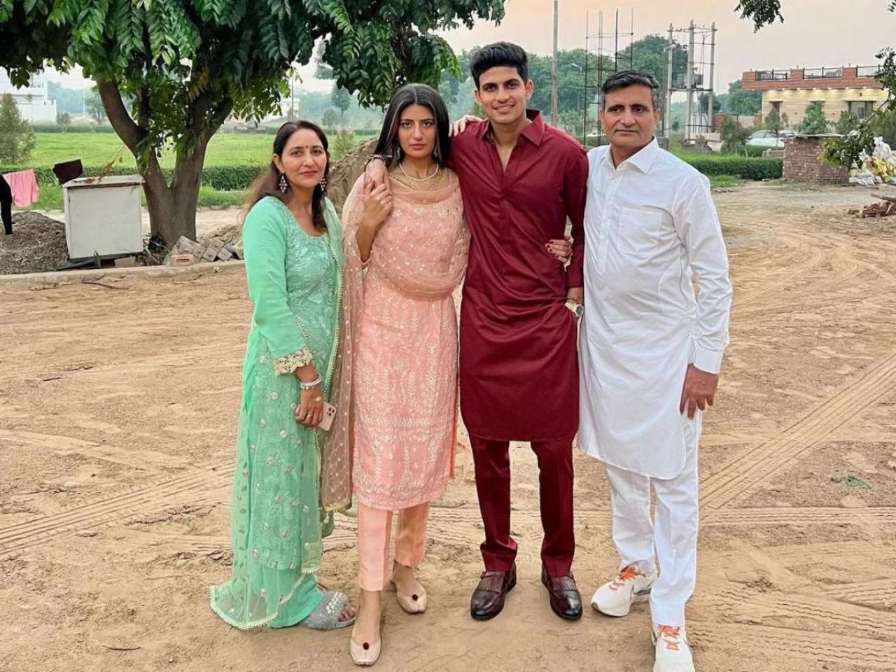 Shubman Gill's family