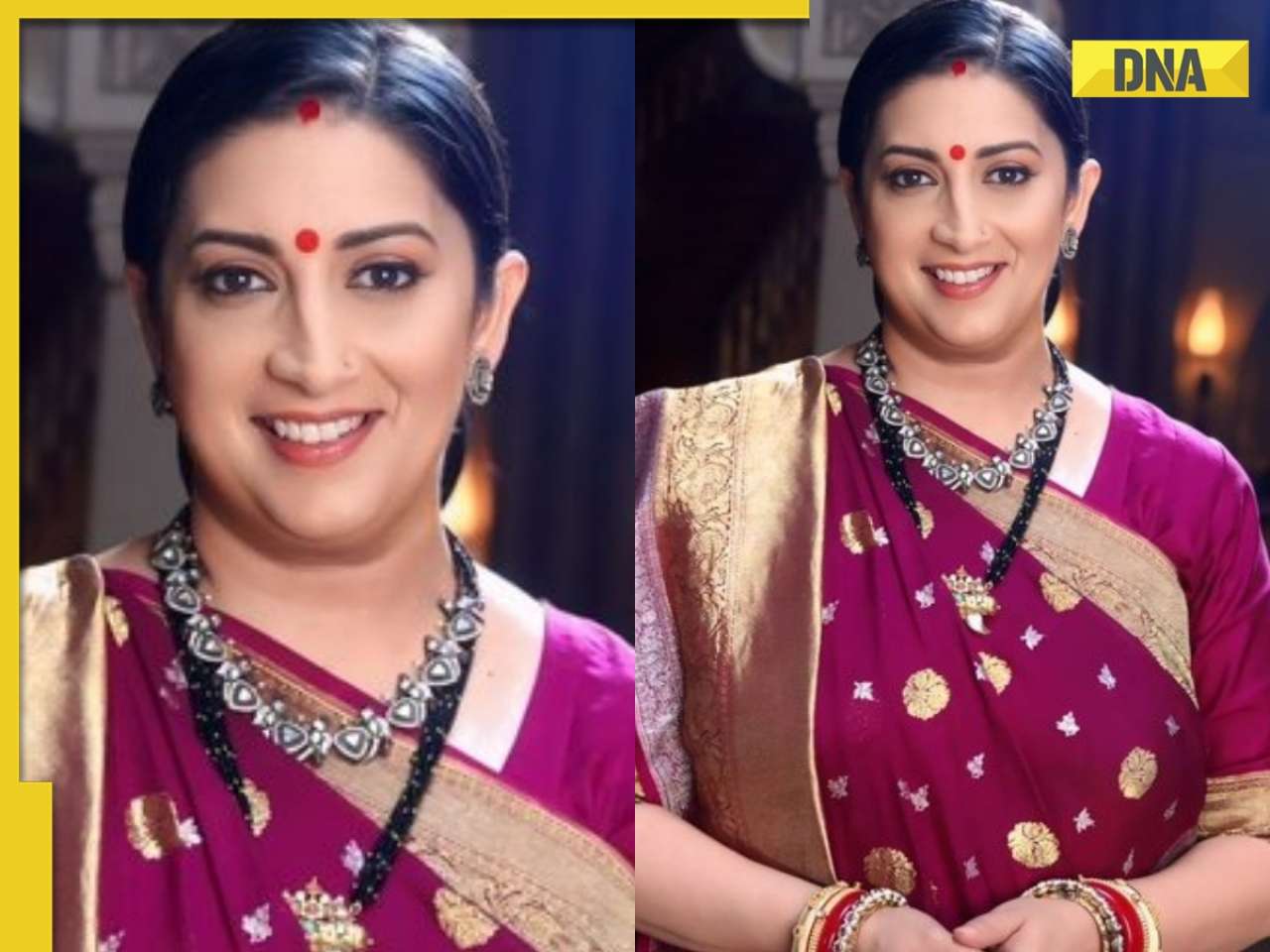 Smriti Irani's first look as Tulsi Virani in Kyunki Saas Bhi Kabhi Bahu Thi reboot revealed, show to be released on...