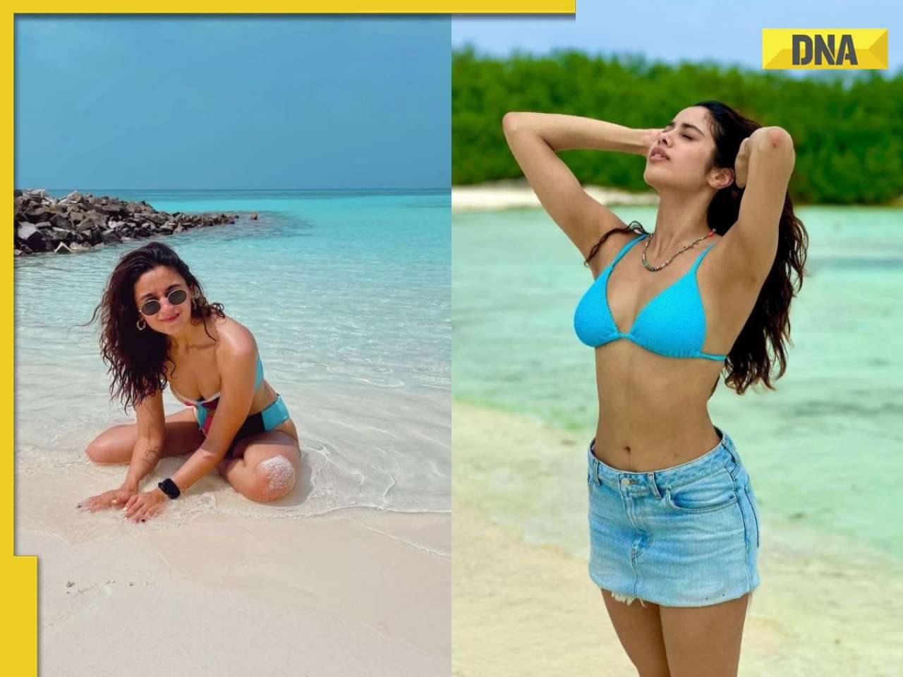 From Alia Bhatt to Janhvi Kapoor: 5 Bollywood divas who slay in blue bikinis