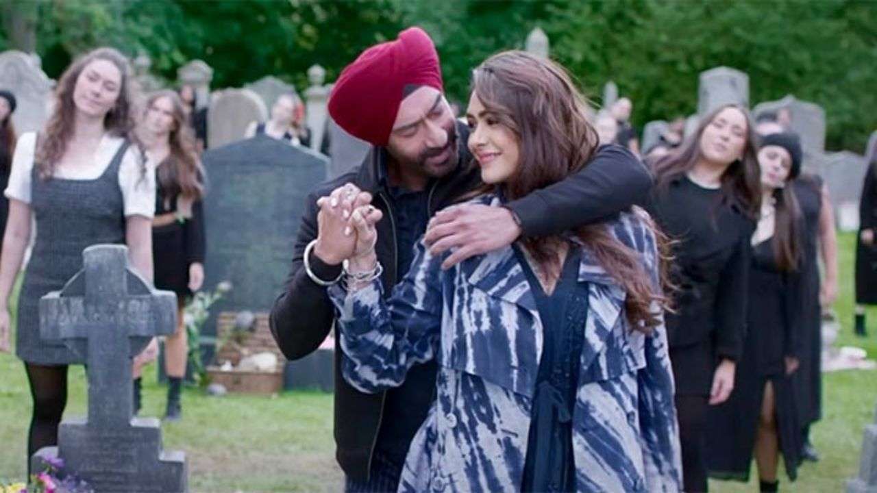 Ajay Devgn and Mrunal Thakur