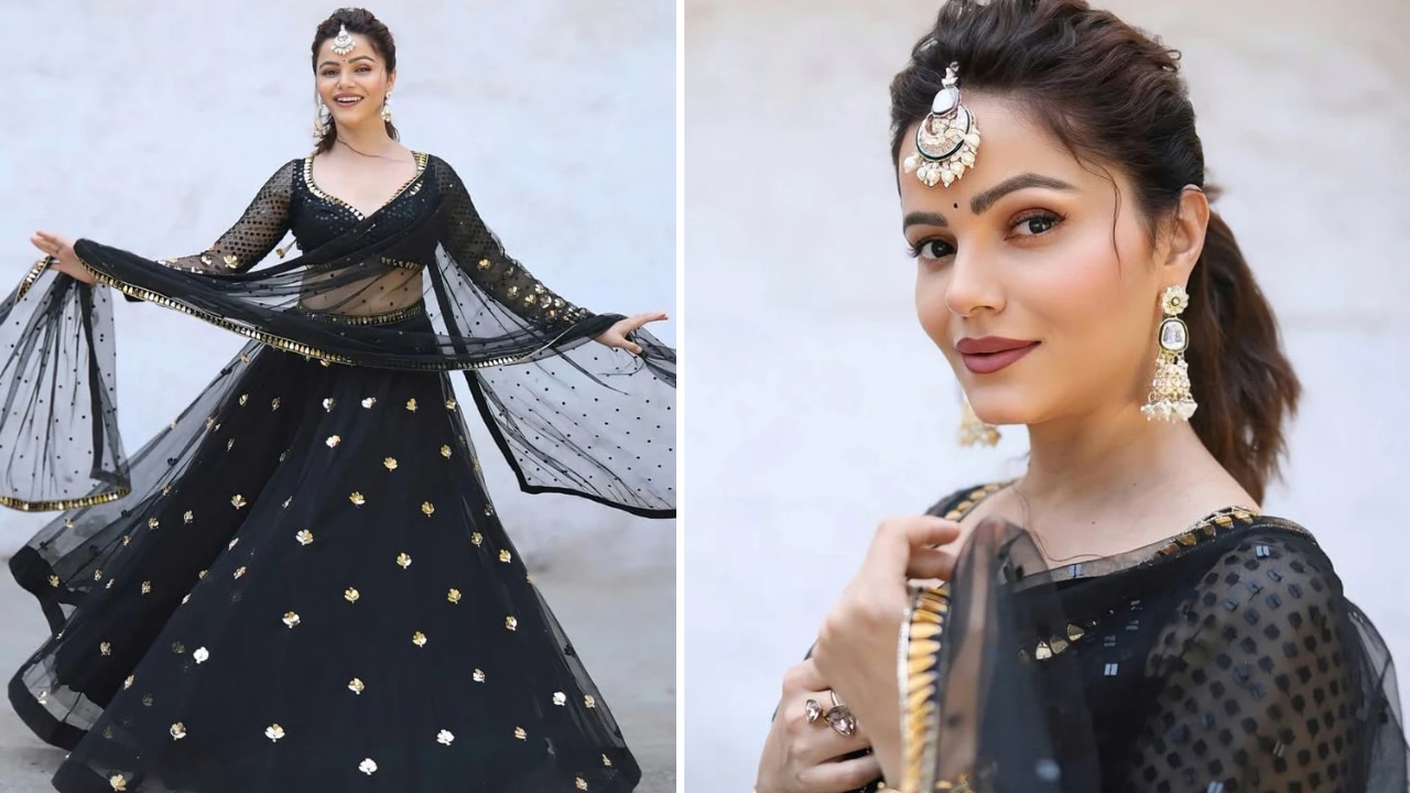 Black lehenga