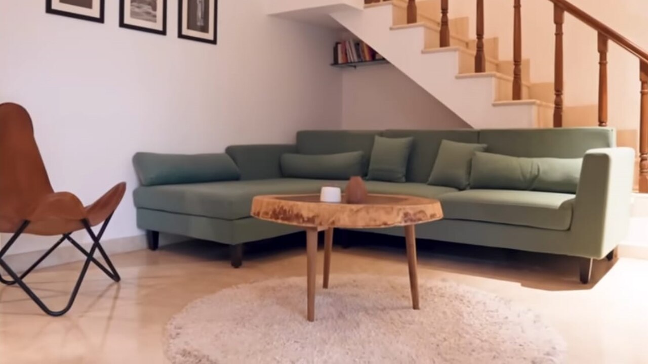 Creative touch to her home