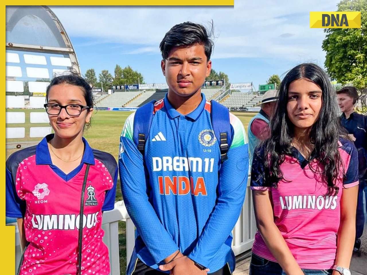 Vaibhav Suryavanshi poses with 2 fans who drove for six hours to meet RR star in England, see pics