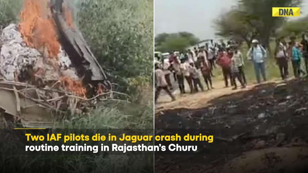 IAF Jet Crash: Pilots Who Killed In Tragic Jaguar Accident In Rajasthan's Churu District