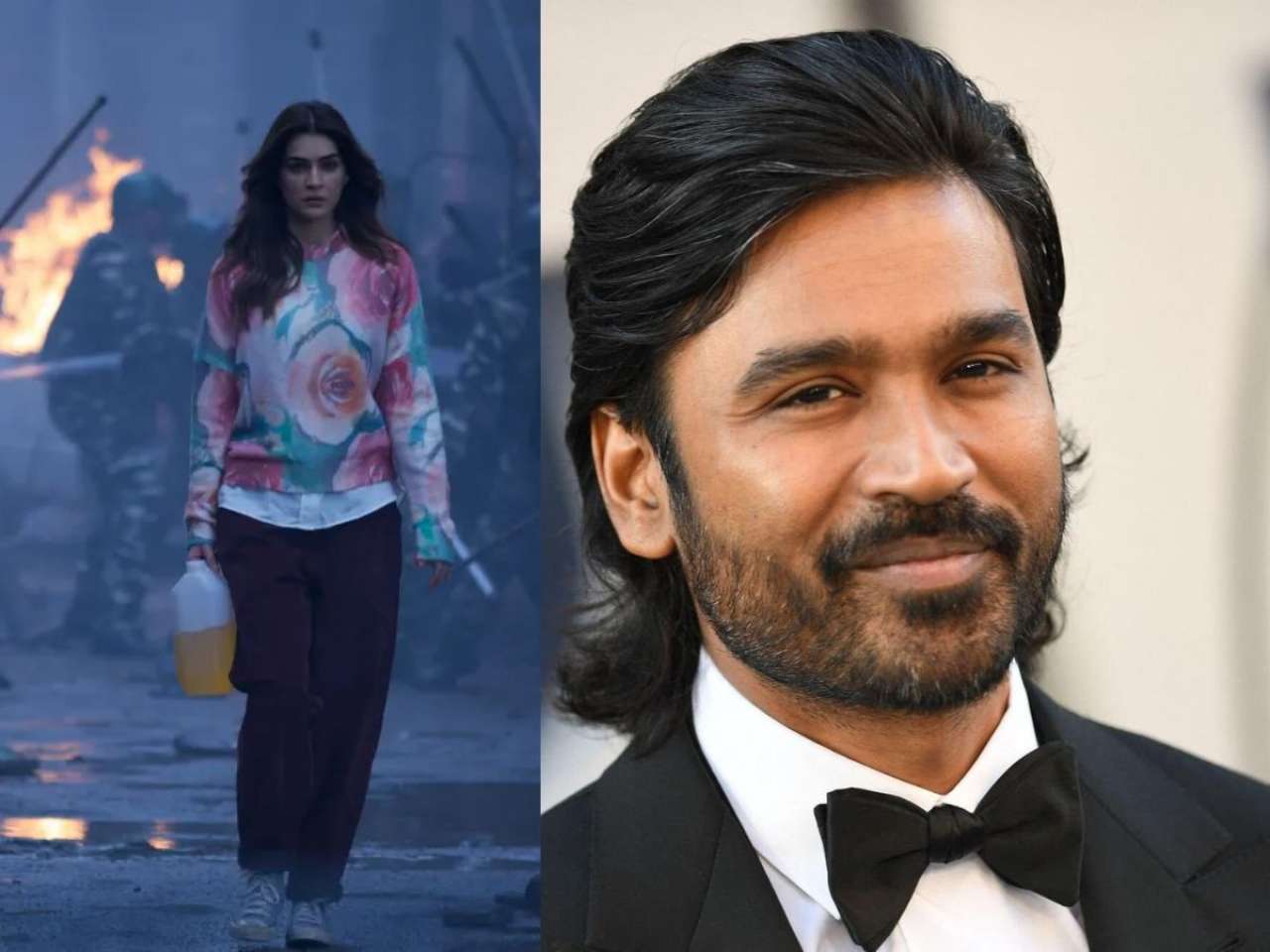 Dhanush and Kriti Sanon in ‘Tere Ishq Mein’
