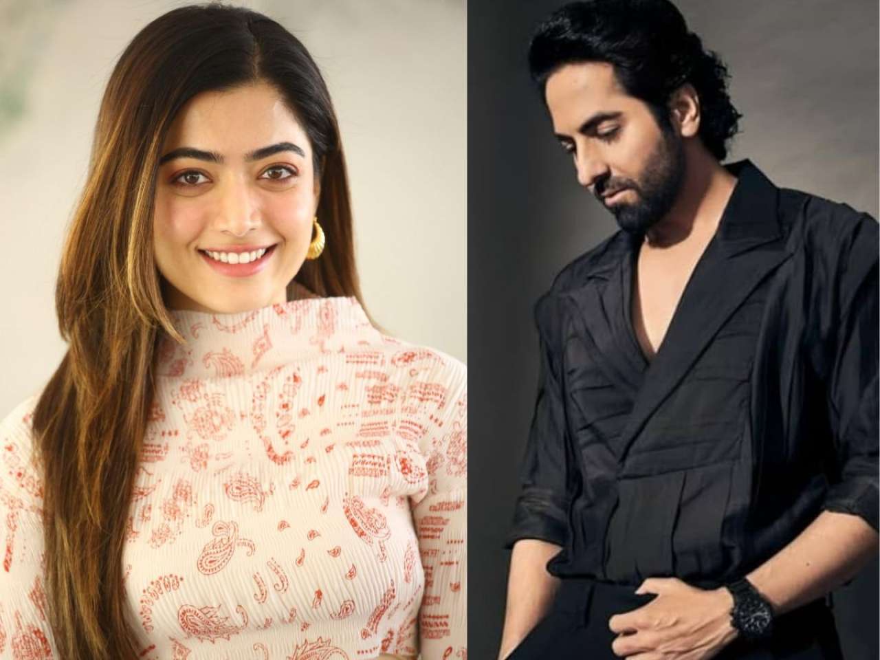 Ayushmann Khurrana and Rashmika Mandanna  in ‘Thama’