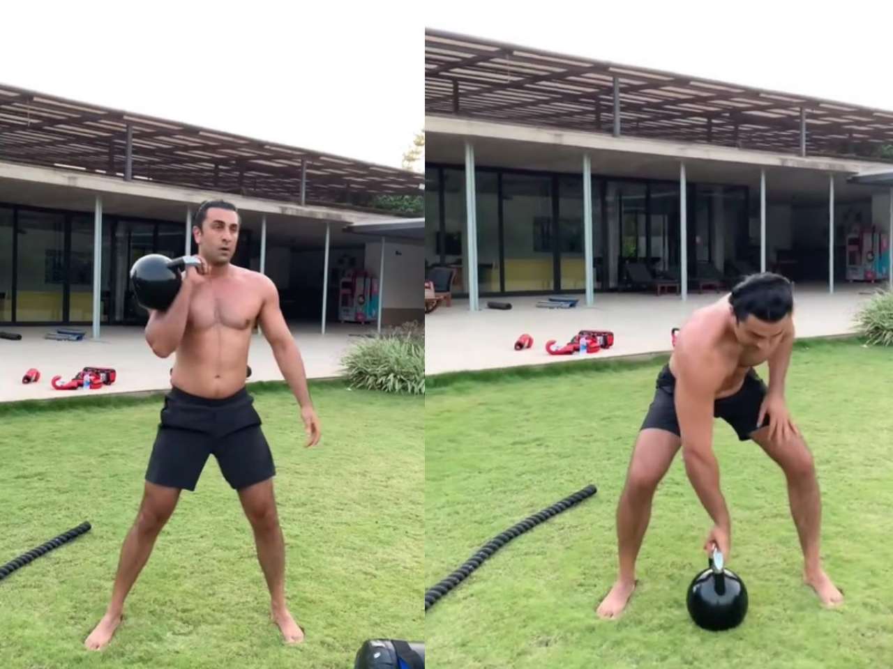 Full-body strength with kettlebell training