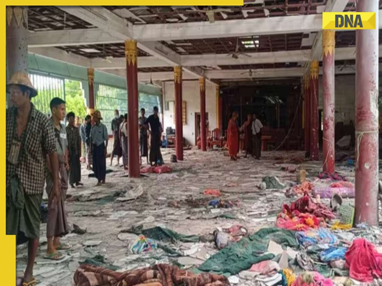 Over 20 civilians, including children, killed in airstrike on Buddhist monastery in Myanmar 