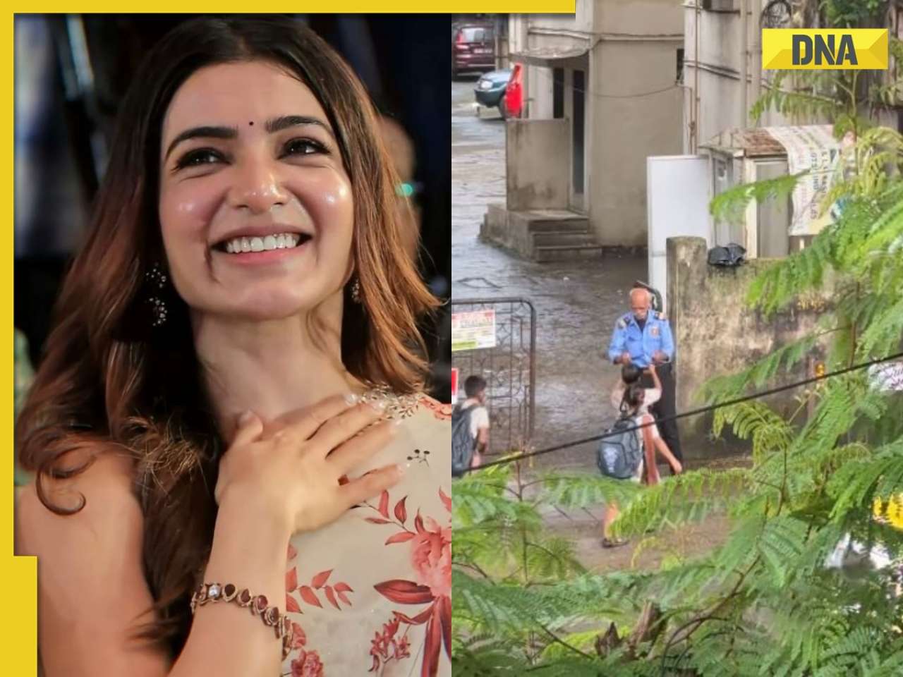 Viral video showing elderly security guard's wholesome moment with kids gets a 'like' from Samantha Ruth Prabhu, WATCH