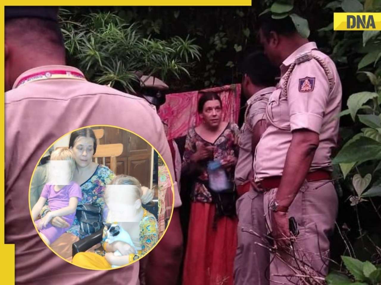 Video: 40-year-old Russian woman found 'secretly' living in Gokarna cave in Karnataka with two young daughters due to..., watch