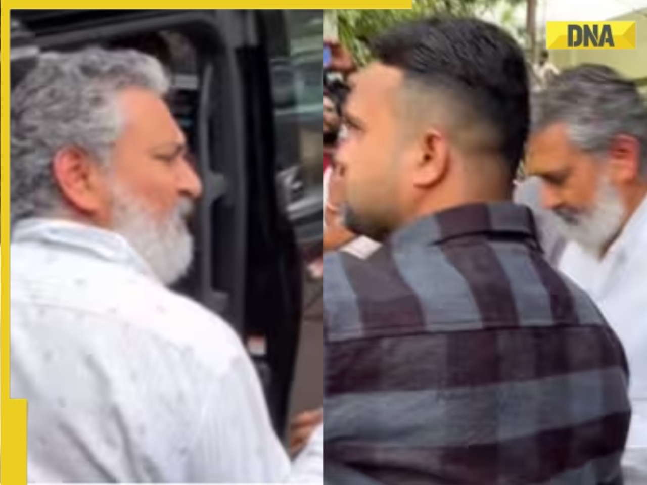Viral video: SS Rajamouli loses cool, pushes fan furiously at Kota Srinivasa Rao's funeral due to..., netizens react