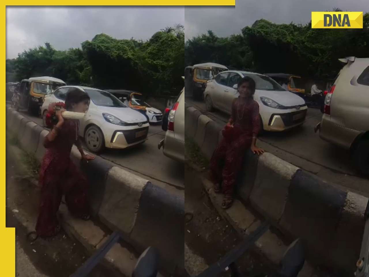 Viral video: Girl breaks down after being slapped by auto driver for selling roses, netizens say 'It’s hunting us'