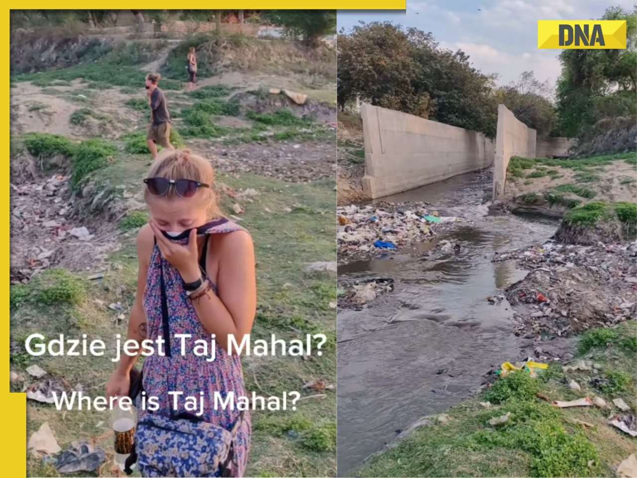 Viral video: Polish tourists share clip of trash near Taj Mahal, internet reacts