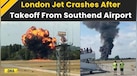  London Plane Crash: Jet Headed For Netherlands Crashes Moments After London Takeoff | London News 