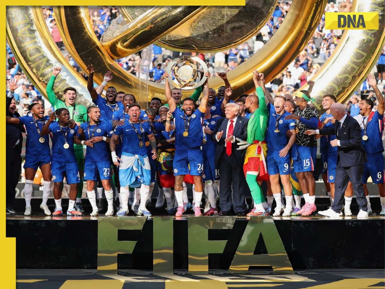 Viral video: Chelsea stun PSG to win FIFA Club World Cup, but Donald Trump's surprise entry steals spotlight, watch