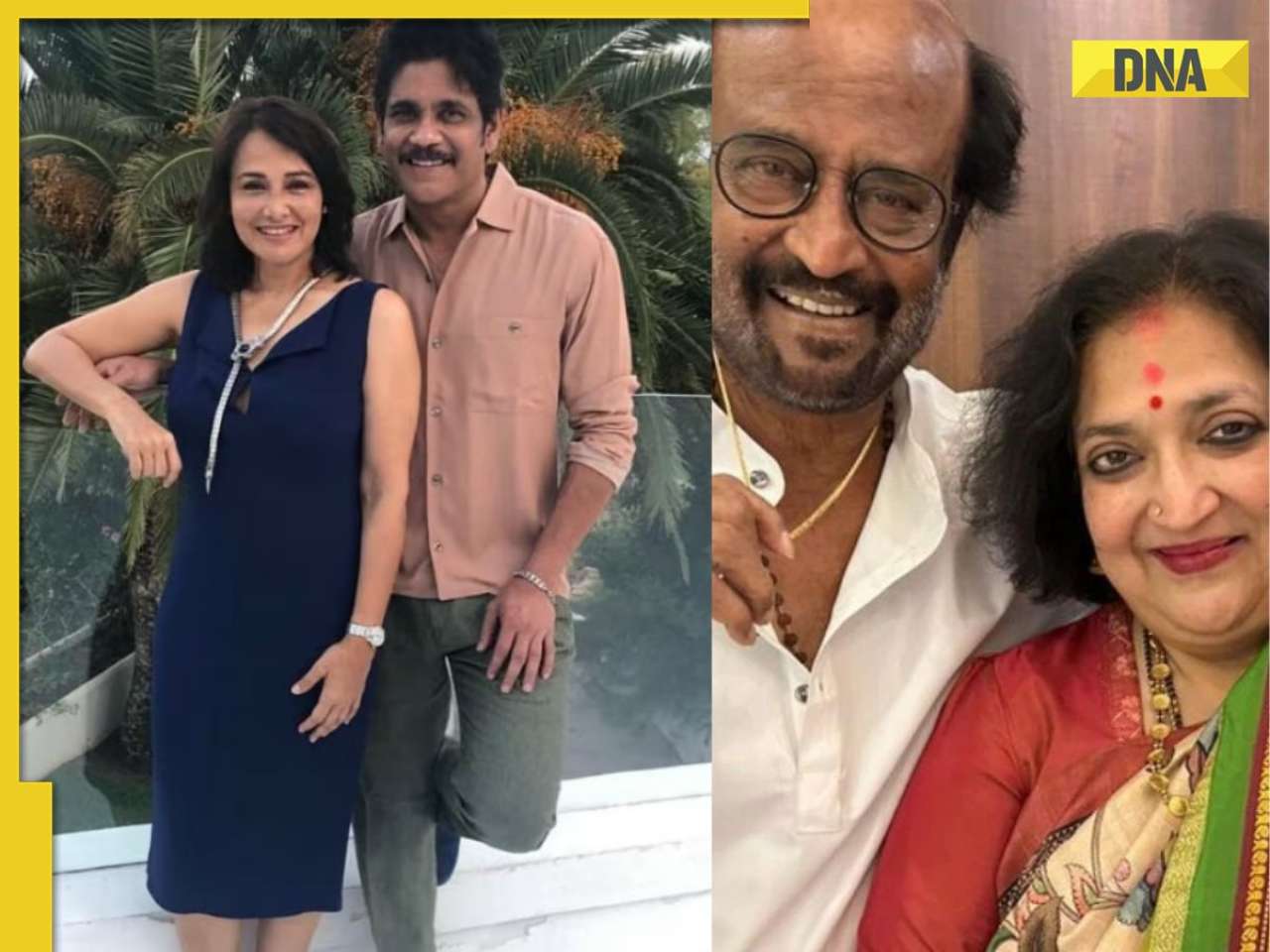 Nagarjuna Akkineni-Amala Akkineni to Rajinikanth-Latha Rangachari: 5 South Indian celebrity couples with a huge age difference