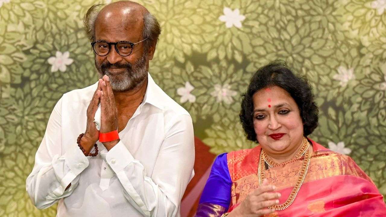 Rajinikanth and Latha Rangachari (10 years)