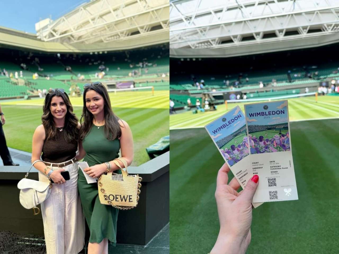 Sara Tendulkar at Wimbledon 2025