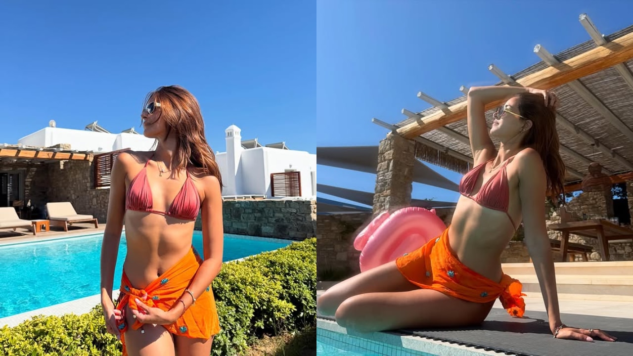 Ananya Panday slays poolside look