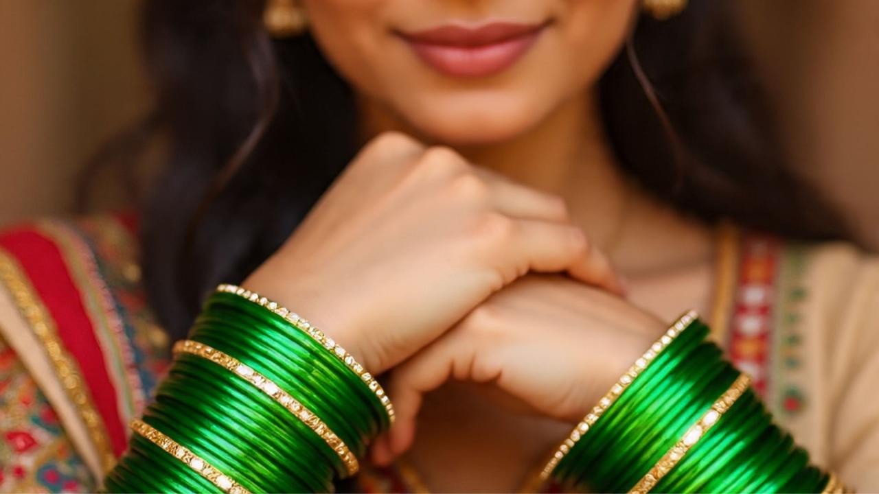 हरी चूडियां होती हैं शुभ